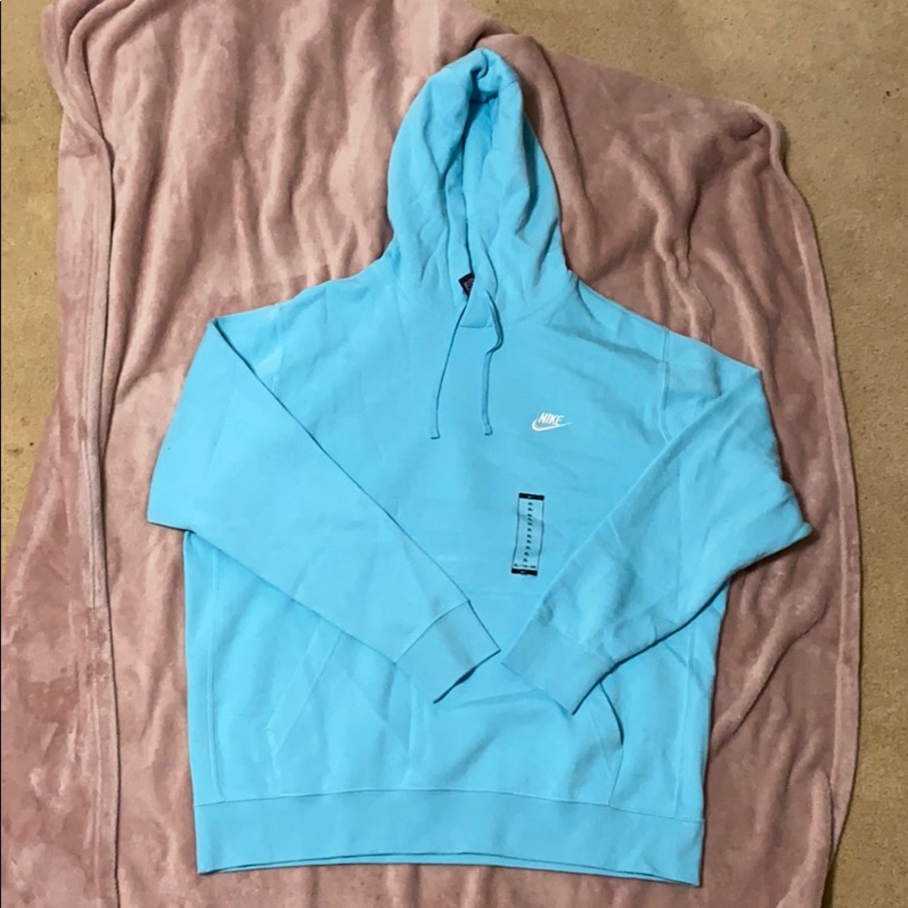 blue nike sweatshirt